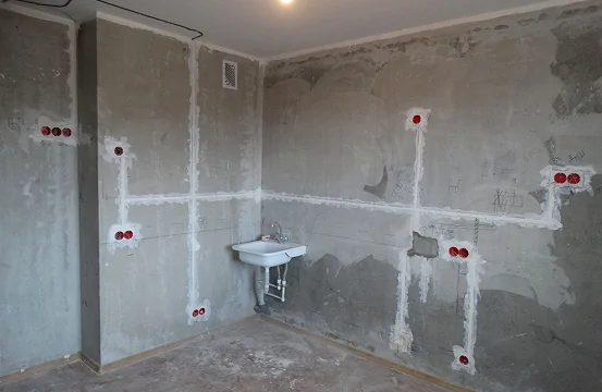 Установка 45 точек розеток и выключателей в квартире 68 м²